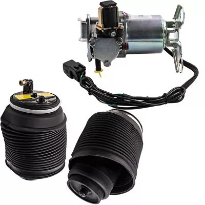 Air Suspension Compressor & Air Spring Bags For Toyota 4Runner Lexus GX470 03-09 • $422.83