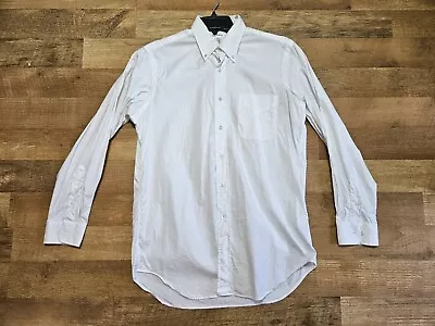 Paul Frederick 15.5 - 34 Made In USA Pinpoint Oxford 100% Cotton Shirt • $20