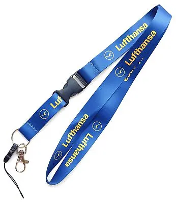 Lufthansa Germany German European Airline Flag Carrier Aircraft Neck Lanyard • $15.99