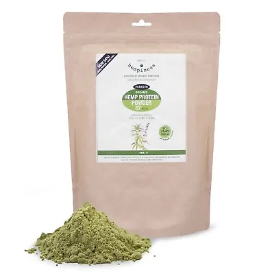 50% Hemp Protein Powder - Hempiness Organic Premium Vegan 1kg - Grown In EU • £13.95