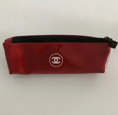 Chanel Toiletry Cosmetic Bag Makeup Lipstick Bag Coin Pouch Pencil Bag • $45
