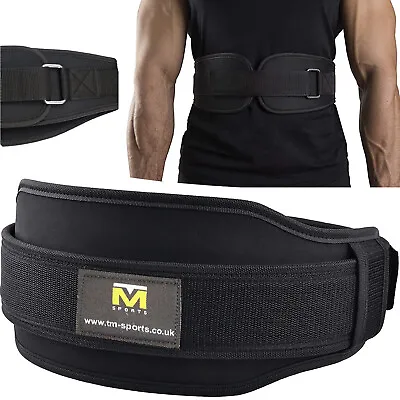 £6.99 • Buy Fitness Weight Lifting Belt Gym Workout Doble Support Training Neoprene Strap UK