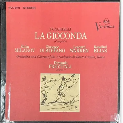 Ponchielli-la Gioconda-milanov-original Rca Victrola Vic-6101-3 Vinyl Box Set • $18.99