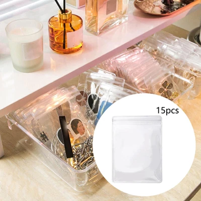 £5.28 • Buy Packing Pouch Self Seal Anti Tarnish PVC Travel 15x M Bags