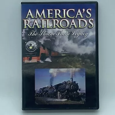 America's Railroads: The Steam Train Legacy DVD OOP 2005 Railway Engines Travel • $9.95