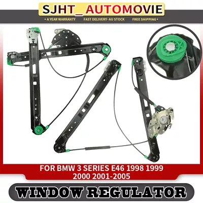 2x Front Left Right Window Regulator W/o Motor For BMW E46 316i 318i 320i 98-05 • $68.90