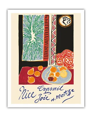Nice France - Travail Et Joie (Work & Joy) -Vintage Travel Poster Henri Matisse • $14.98