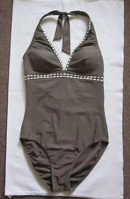 Melissa Odabash Size  Uk 16 Halter Neck Swimsuit Excellent Condition. • £34.99