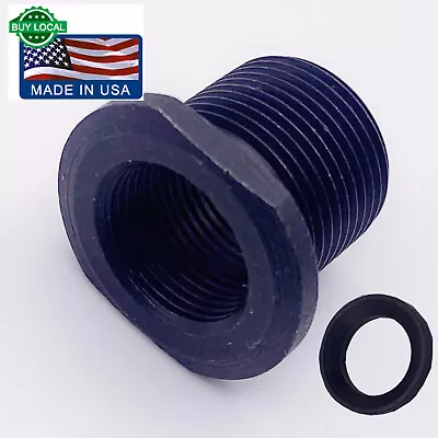 Steel Thread Adapter 1/2x28 To 5/8x24 With Free 2 Crush Washer • $7.37