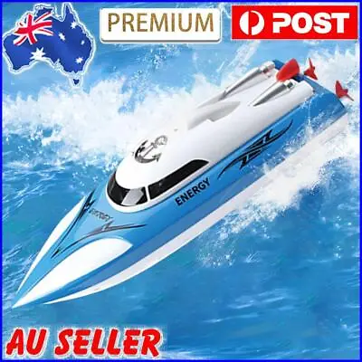 2.4GHz RC Racing Boat High Speed Fast RC Boats For Adults And Kid (Blue) • $51.89
