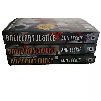 Ann Leckie Lot Imperial Radch Trilogy Ancillary Justice Sword Mercy Complete • $25.95