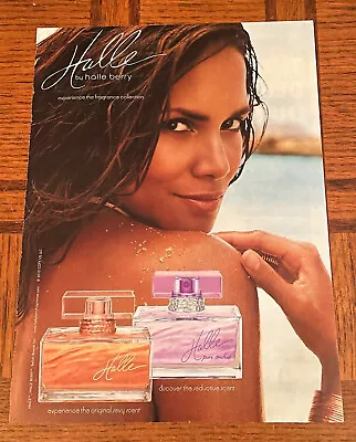 Halle Berry - 2010 Halle Fragrance Magazine Ad • £3.16