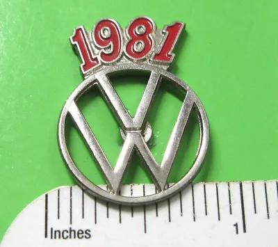 '81 1981 VOLKSWAGEN Logo  - Hat Pin Tie Tac  Lapel Pin • $21.50