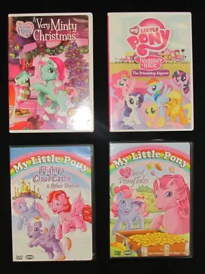 Lot Of 4 My Little Pony DVD Collection Friendship Express Very Minty Christmas • $8.99