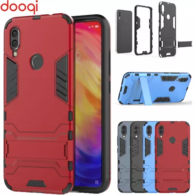 For Xiaomi Redmi Note 7 6/ Note 7 6 Pro Shockproof Hybrid Armor Stand Shell Case • $8.99