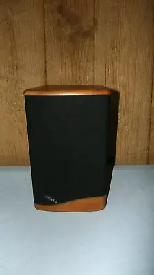 1 Advent Mini Advent 11 Bookshelf Speaker  Hardwood End Caps 11  X 6.5 X5 Tested • $24.99