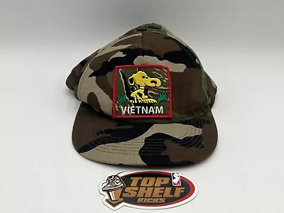 Surpeme Vietnam Camouflage 5 Panel Snapback 2012 Hat Cap Used Rare Authentic  • $90