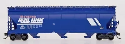 N InterMountain 67036-24 MRL Montana Rail Link ACF 4650 3-Bay Hopper Rd# 50091 • $34