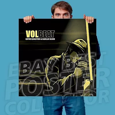 Volbeat Guitar Gangsters & Cadillac Blood 24x24 Album Cover Vinyl Poster • $67.90