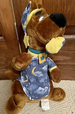 Cartoon Network Scooby Doo Wizard Moon Star Pajamas 14  Plush 1998 Vintage NWT • $20