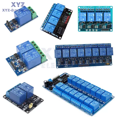 12V Relay Module With Optocoupler For PIC AVR DSP ARM Arduino 1/2/4/8/16 Channel • $4.88