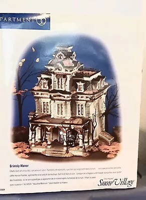 Dept 56 Halloween Grimsly Manor Lights And Sounds # 55004 *Repair Needed” • $150
