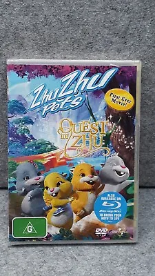 NEW: ZHU ZHU PETS QUEST FOR ZHU Movie DVD Region 4 PAL Free Fast Post • £9.30