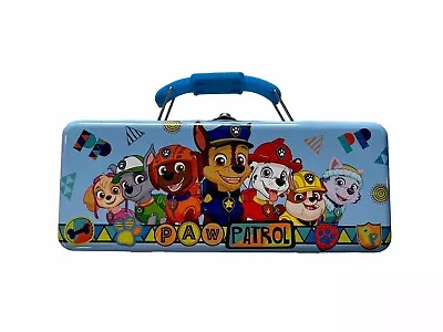 PAW Patrol Storage/Pencil Metal Tin Box Case With Handle 8.25  X 2.25  X 3  • $7.99