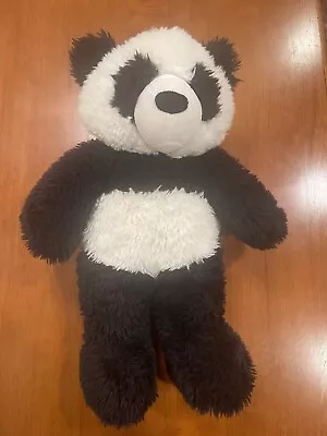 Vermont Teddy Oh So Soft 18” Panda Bear Soft Fluffy Black White Plush Stuffed • $29.95