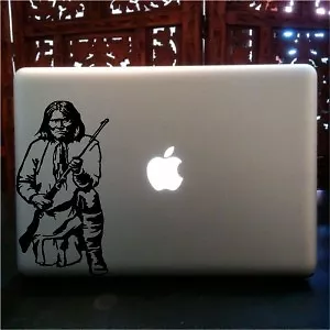 Geronimo Macbook Pro Skin Vinyl Decal Die Cut Sticker • $11.95