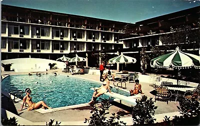 -Carmel California Holiday Inn Pool Webbed Furniture -  A26 • $10.93