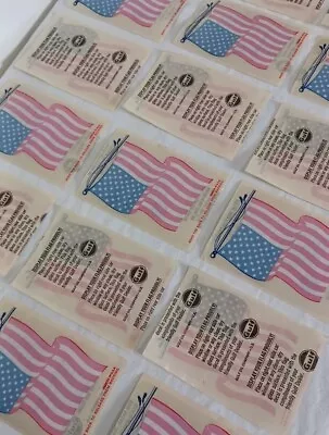 Lot Of 28 Vintage Gulf Service Station American Flag Sticker Decal USA • $135