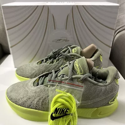Size 10.5 - Nike LeBron 21 Algae Green Volt FV2345-302 Men’s Basketball Shoes • $139.99