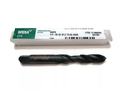 Widia GTD 1/4-40 H2 3 Flute Spiral Flute High Speed Steel Right Plug Tap USA • $11.95