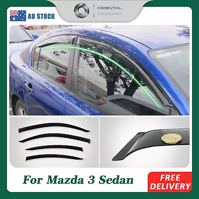 Premium Weather Shields Weathershields For Mazda 3 BK Sedan 2004-2009 • $63