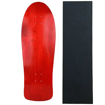 Moose Skateboards Old School 10  X 30  Stained Red Blank Skateboard Deck + Grip • $34.95