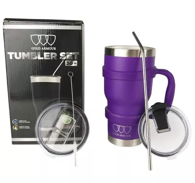 30oz Tumbler Stainless Steel Insulated Travel Mug Double Wall Vacuum Coffee Cup • $19.99