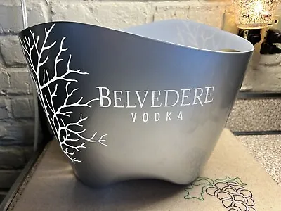 Belvedere Vodka Advertising Plastic Acrylic Ice Bucket • $15.99