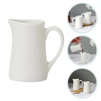  Mini Creamer Carafe Coffee Syrup Dispenser Pull Flower Cup Jug • $7.72