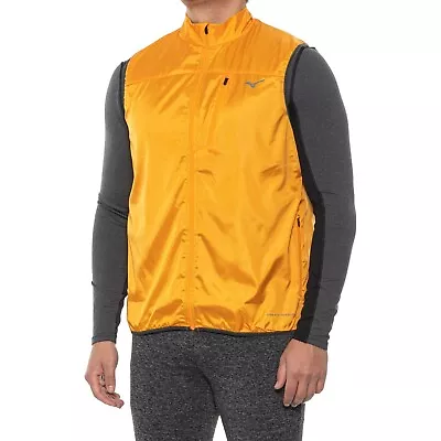 Mizuno  Breath Thermo Cycling Vest Cycle  XXL 2XL Flame Orange Retails For $100 • $16.99