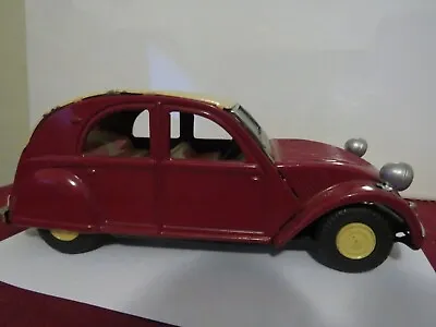 Antique Tin Toy Daiya Citroen 2CV With Clack Clack Noise Springs • $215