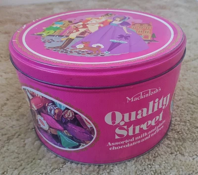 £8.50 • Buy Vintage Retro Large Tin - Mackintosh's Quality Street Kitchenalia