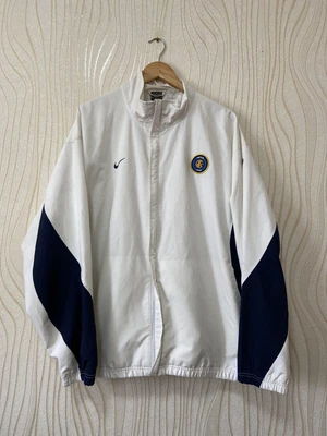 $24.99 • Buy INTER MILAN 1999 2000 FOOTBALL SOCCER TRACK TOP JACKET NIKE WHITE Sz XL