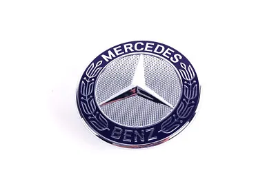 2014-2015 Mercedes S550 S63 W222 S-class Flat Hood Emblem Original Oem Bracket • $39.95