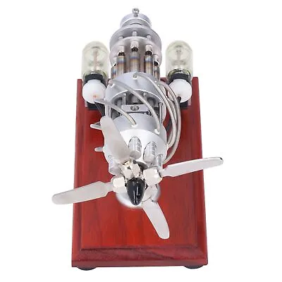 Stirling Engine Model Kit Hot Generator 16 Cylinder Swashplate Educational Toy • $243.23