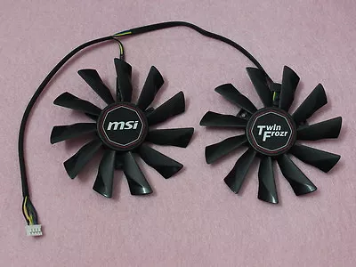 95mm MSI R9 290X 290 280X 270X Twin Frozr Video Card Dual Fan 40mm 4Pin R149b • $16.24