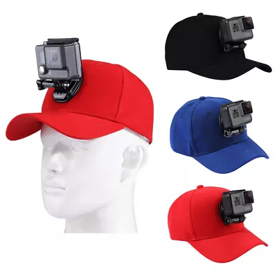 PULUZ Baseball Cap Hat With J-Hook Buckle Mount Screw For GoPro HERO 6 5 4 3 US • $9.91