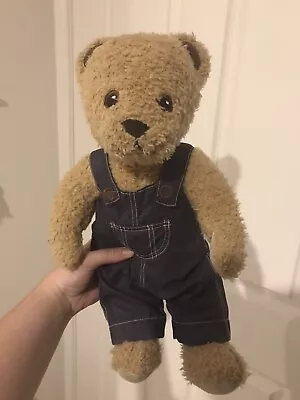 Brumma Ikea Teddy Bear Jointed In Overalls 40cm • $10