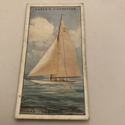 Ogdens Cigarette Cards Yachts & Motor Boats 1930 46 The Vanity • £1.50