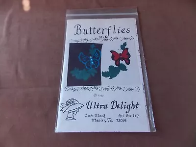 Vintage Butterflies Uncut Applique Pattern #132 Ultra Delight 1992 • $4.99